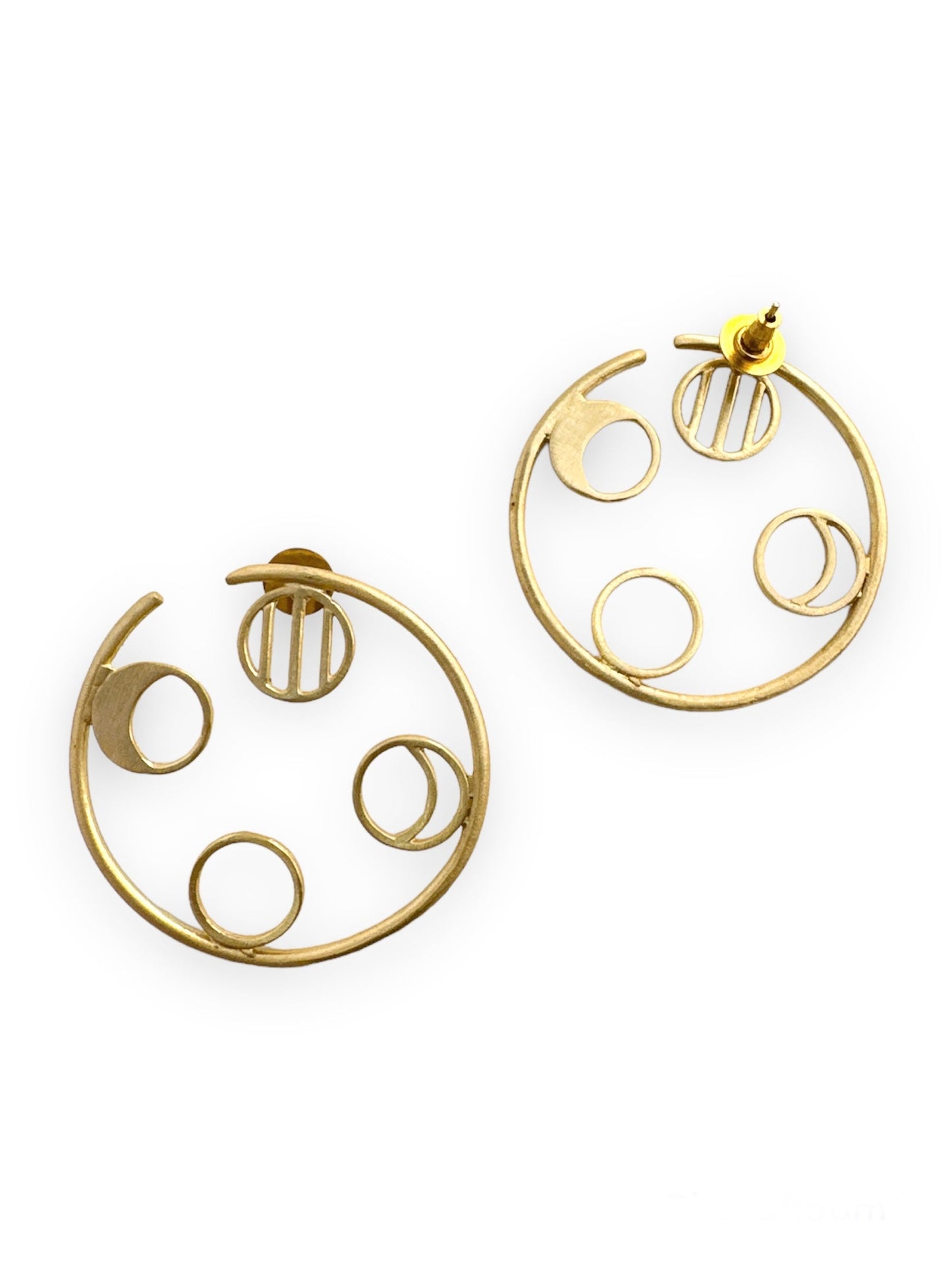 Gold Hoop Earrings - Designs By Uchita