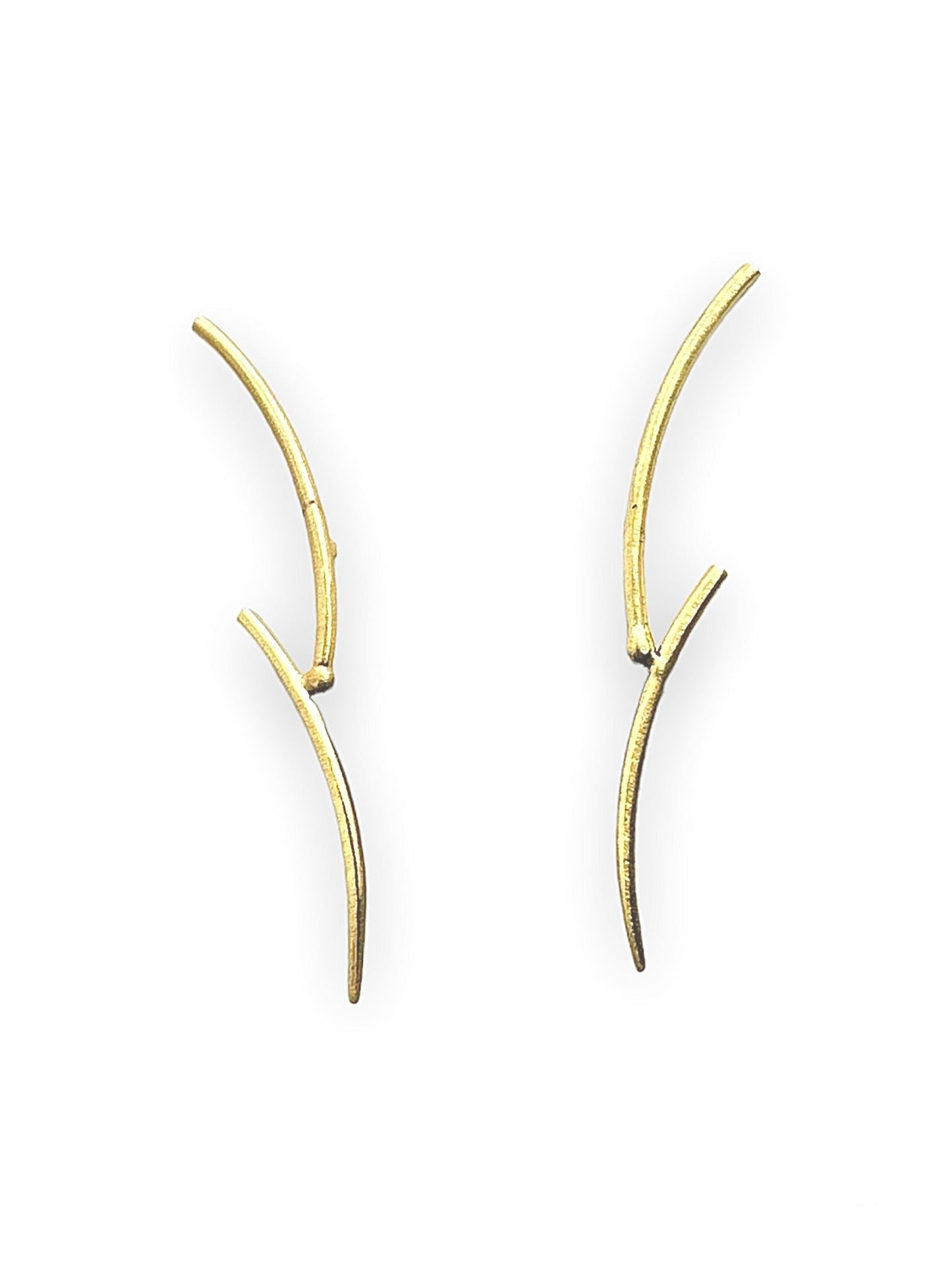 Ada: 22k Gold Plated Earrings